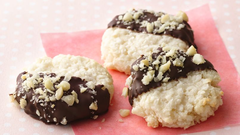 Macaroons de Coco con Chocolate