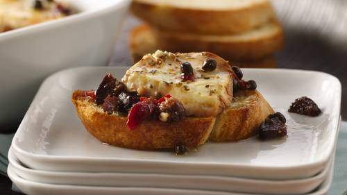 Baked Goat Cheese Crostini-image