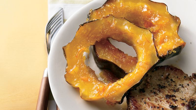 Orange Caramelized Squash Rings