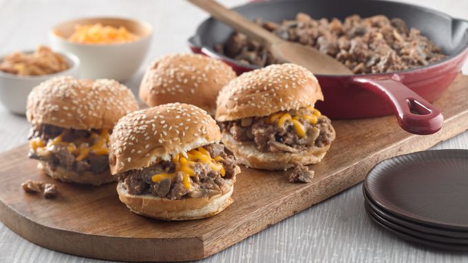 Steakhouse Burger Sloppy Joes