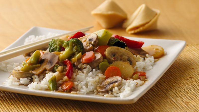 Asian Vegetable Stir-Fry Recipe - BettyCrocker.com