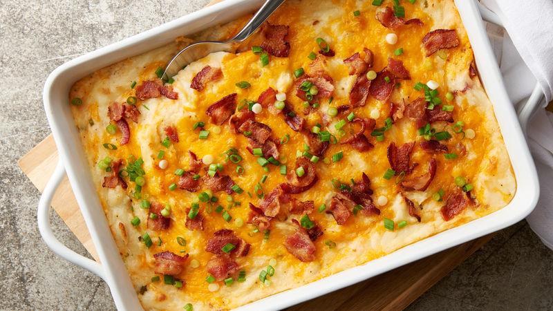 Loaded Mashed Potato Casserole Recipe - BettyCrocker.com