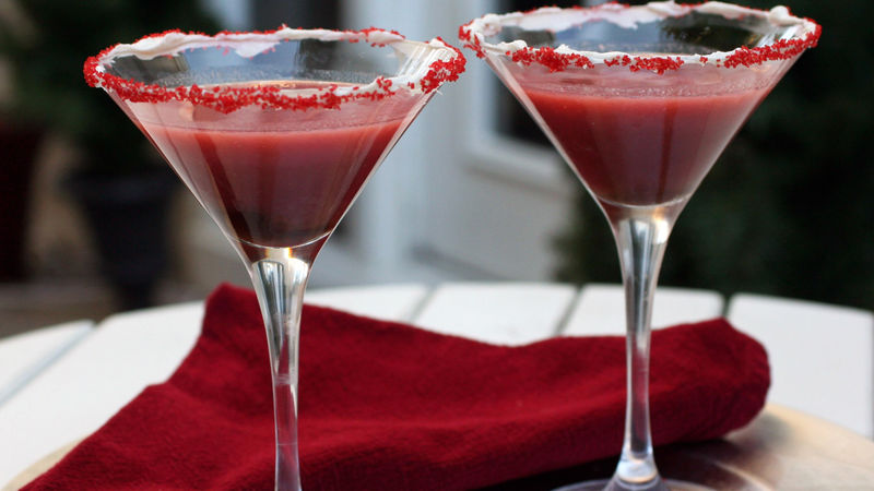 Cocktail Red Velvet Martini; Cocktails inspired by art: 