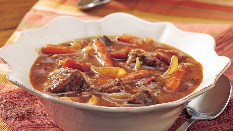 Portabella and Beef Burgundy Stew