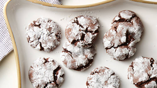 Cake Mix Fudge Crinkle Cookies image